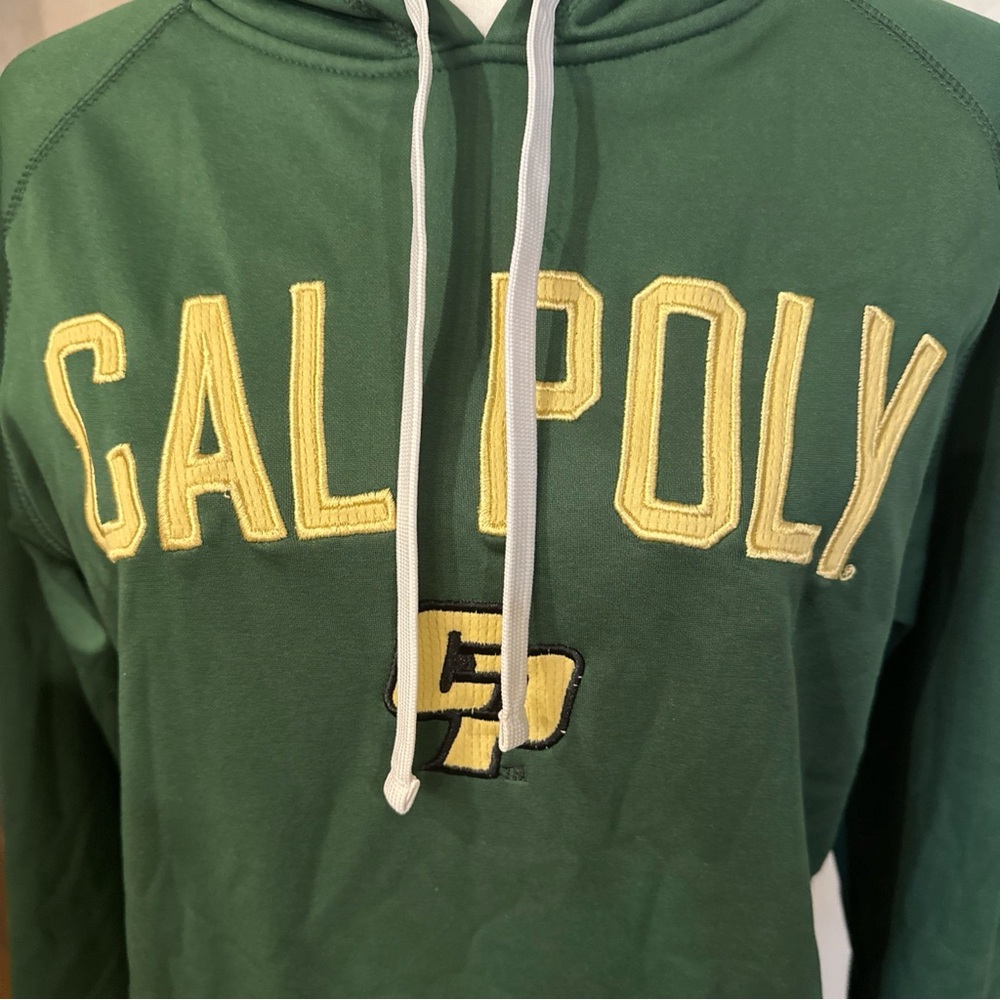Cal Poly Pullover Hoodie Unisex Adult Size Small Green KA Knight Apparel - Picture 10 of 14